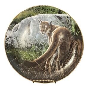 CREEKSIDE Collectors Plate by RS Parker-Hamilton Collection-Rare-Vintage 1988